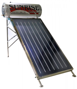 sunrise solar water heater